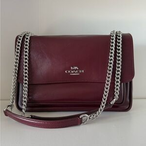 Coach Burgundy Elodie Shoulder Bag